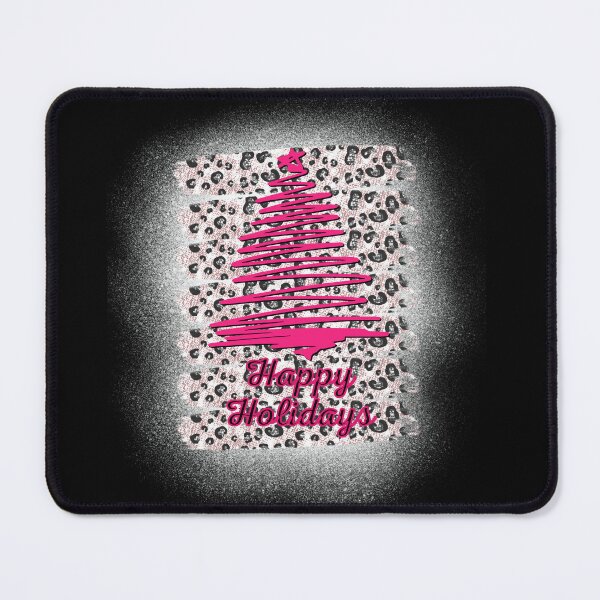 Item preview, Árbol de Navidad rosa intenso con estampado de leopardo designed and sold by Lumia Creations.