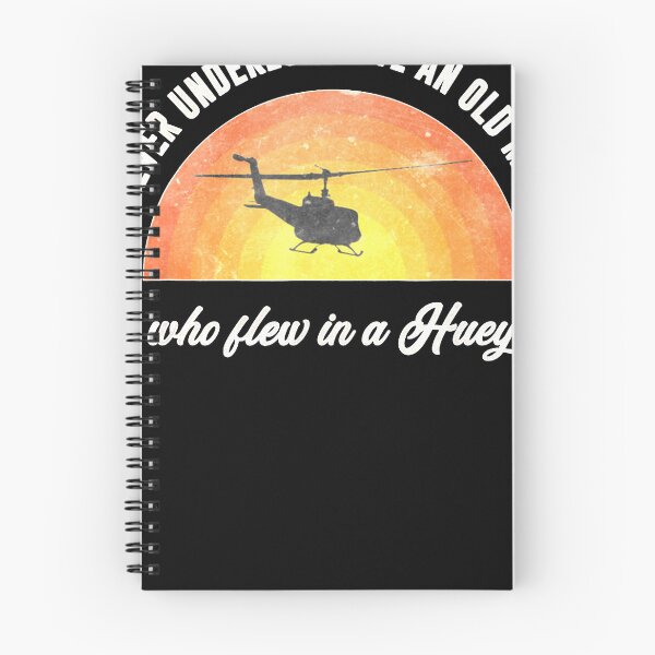 Item preview, Never Underestimate An Old Man Who Flew In A Huey  designed and sold by JenniferCole1.