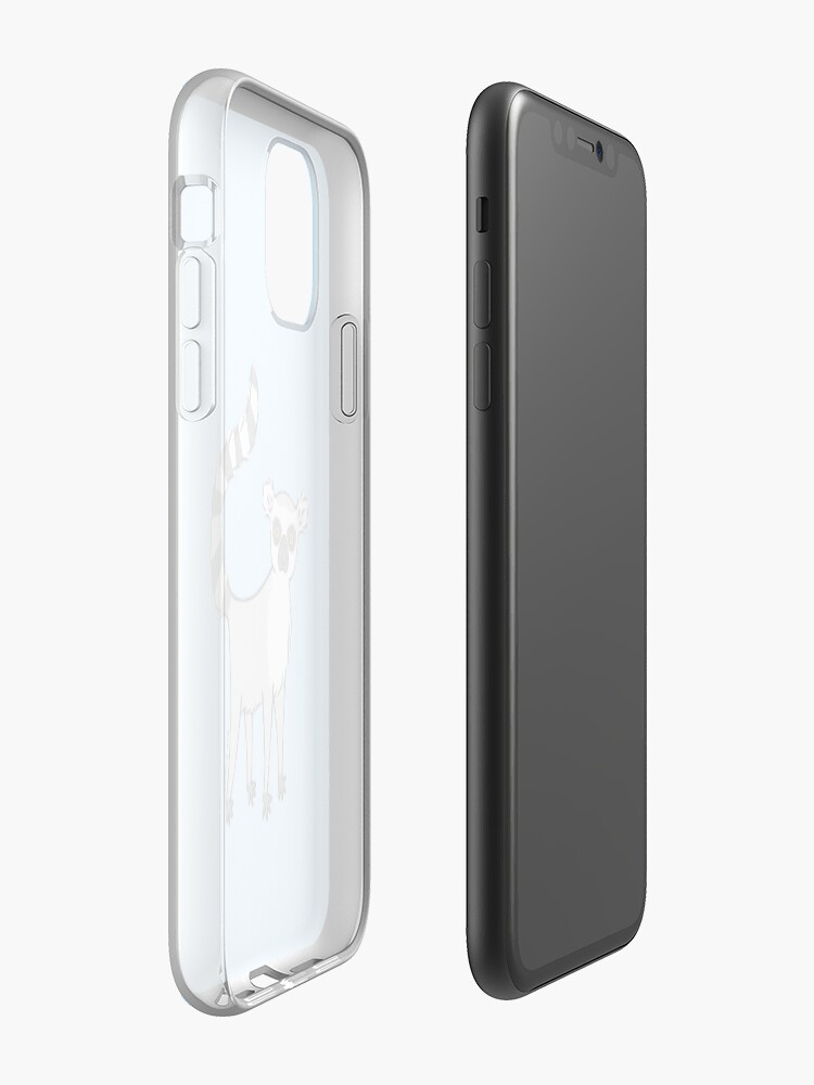 Alternate view of Ring Tailed Lemur iPhone Case & Cover