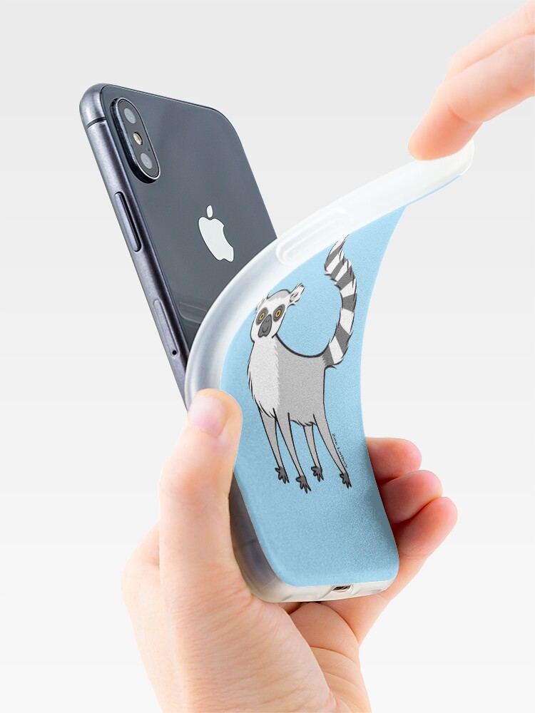 Alternate view of Ring Tailed Lemur iPhone Case & Cover