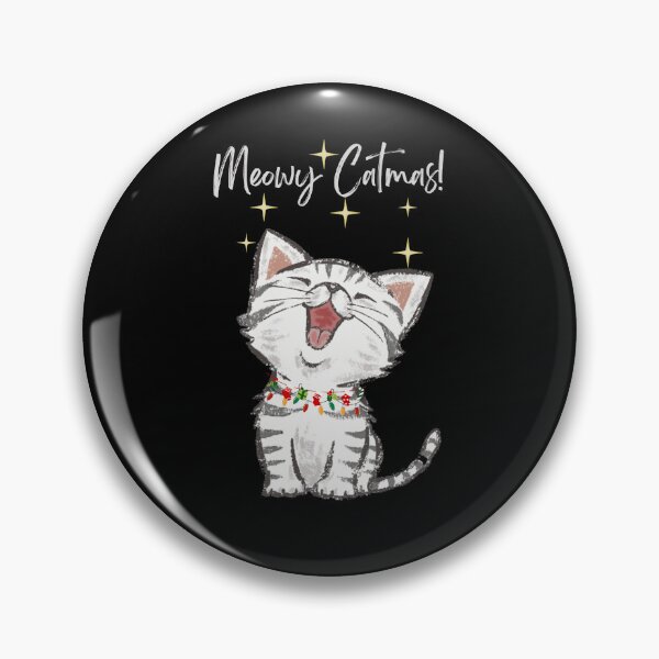 Item preview, Singing Cat pink Christmas Meow Catmas designed and sold by Lumia Creations.