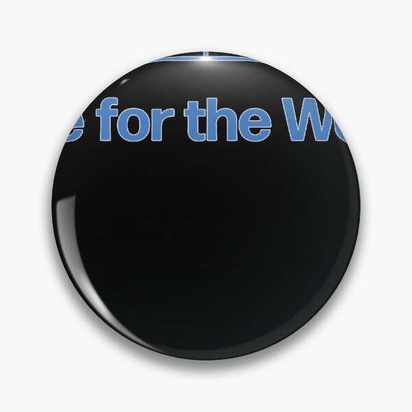 Item preview, One for the World Classic Logo - Front - Blue font  designed and sold by JenniferCole1.