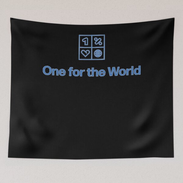 Item preview, One for the World Classic Logo - Front - Blue font  designed and sold by JenniferCole1.