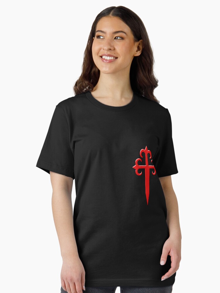 Thumbnail 2 of 7, Essential T-Shirt, The Cross and the Sword, Pedro Martinez version designed and sold by DesignComputer.