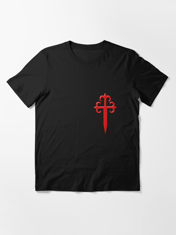 Thumbnail 3 of 7, Essential T-Shirt, The Cross and the Sword, Pedro Martinez version designed and sold by DesignComputer.