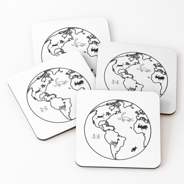 Item preview, Share The Earth Animals Design 2 designed and sold by Deadlycloak.