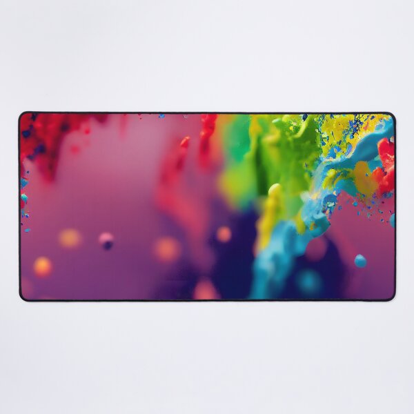 Item preview, Rainbow Drip Ink Flow Splatter 3D Splash Design designed and sold by ClairesPatterns.