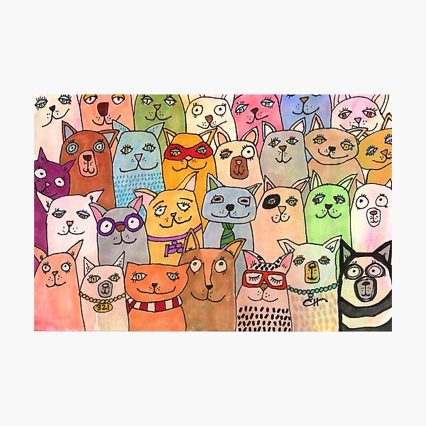 Artikelvorschau, Projekt 321 - Meowtown! entworfen und verkauft von Cheryl Houston Art.