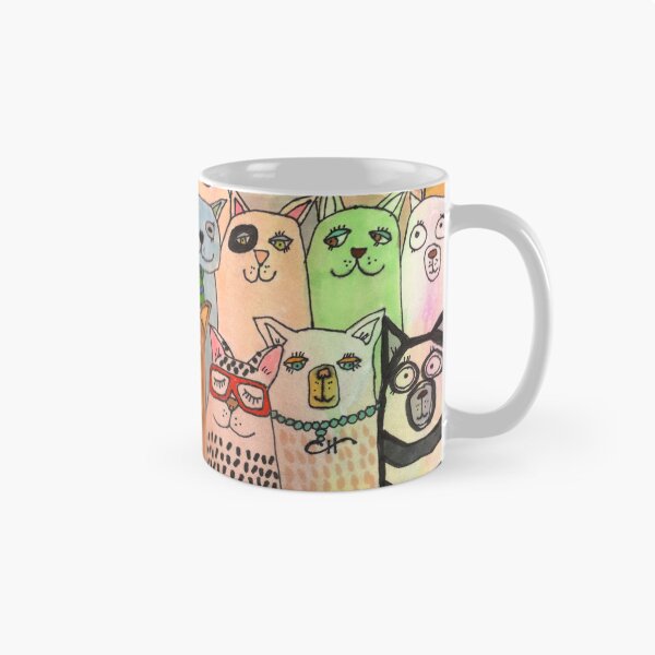 Aperçu de l'œuvre Projet 321 - Meowtown! créée et vendue par Cheryl Houston Art.