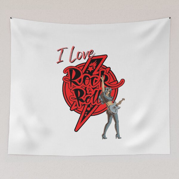 Item preview, I Love Rock & Roll - Red, Light designed and sold by Mean-Musician.