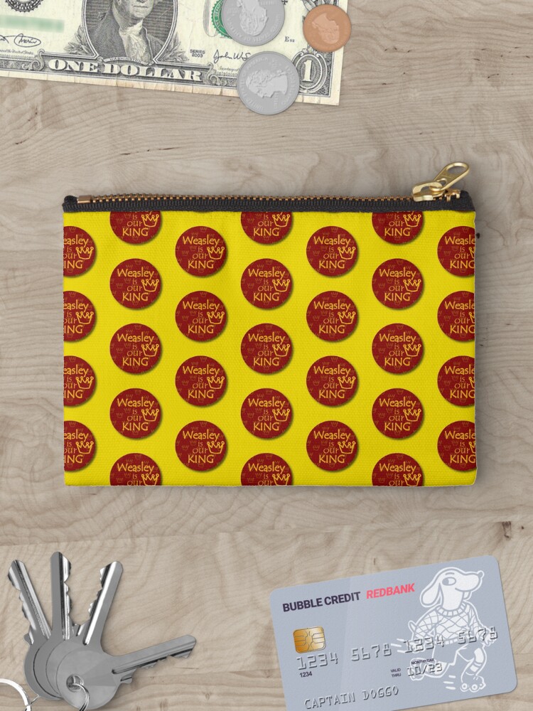 Thumbnail 3 of 4, Zipper Pouch, Weasle is Our King designed and sold by LawsonFabrics.