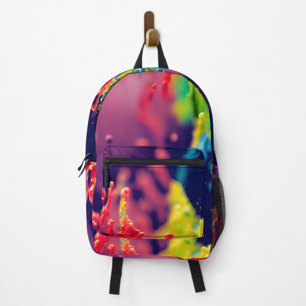 Item preview, Rainbow Drip Ink Flow Splatter 3D Splash Design designed and sold by ClairesPatterns.
