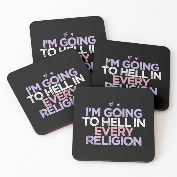 Item preview, I'm Going To Hell In Every Religion Funny Sarcastic designed and sold by Earthshaker-art.