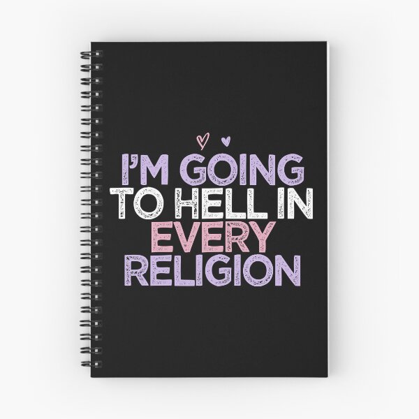 Item preview, I'm Going To Hell In Every Religion Funny Sarcastic designed and sold by Earthshaker-art.