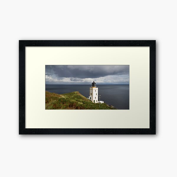 Lighthouse Holy Isle Arran Framed Art Print