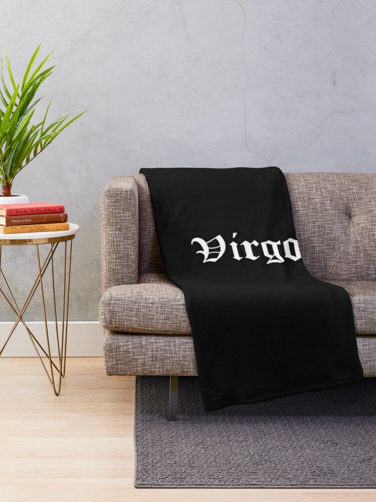 VIRGO ZODIAC APPAREL AND ACCESSORIES FOR WOMEN AND MEN Throw Blanket for  Sale by Amethystnrose