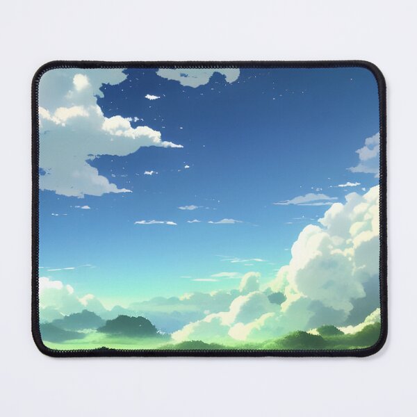Item preview, Peaceful anime landscape over valley  designed and sold by Devin Farinsky.