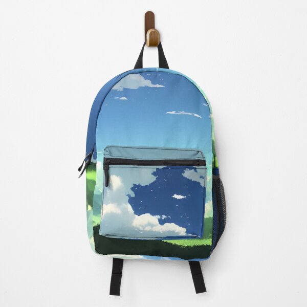 Item preview, Peaceful anime landscape over valley designed and sold by Devin Farinsky.