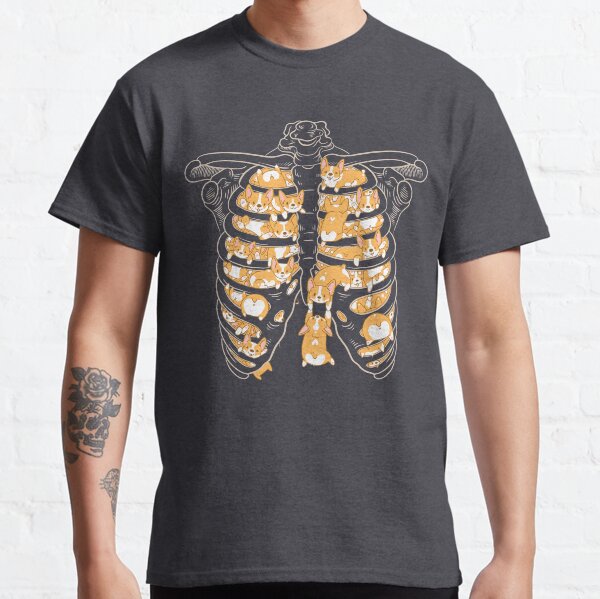 Ribcage de Corgis Camiseta clásica