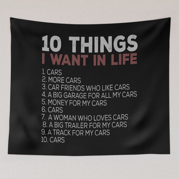 Item preview, 10 Things I Want In My Life Cars More Cars designed and sold by Earthshaker-art.