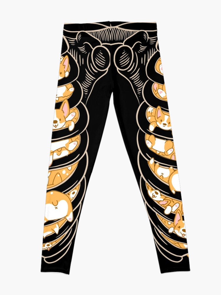 Alternate view of Ribcage of Corgis Leggings