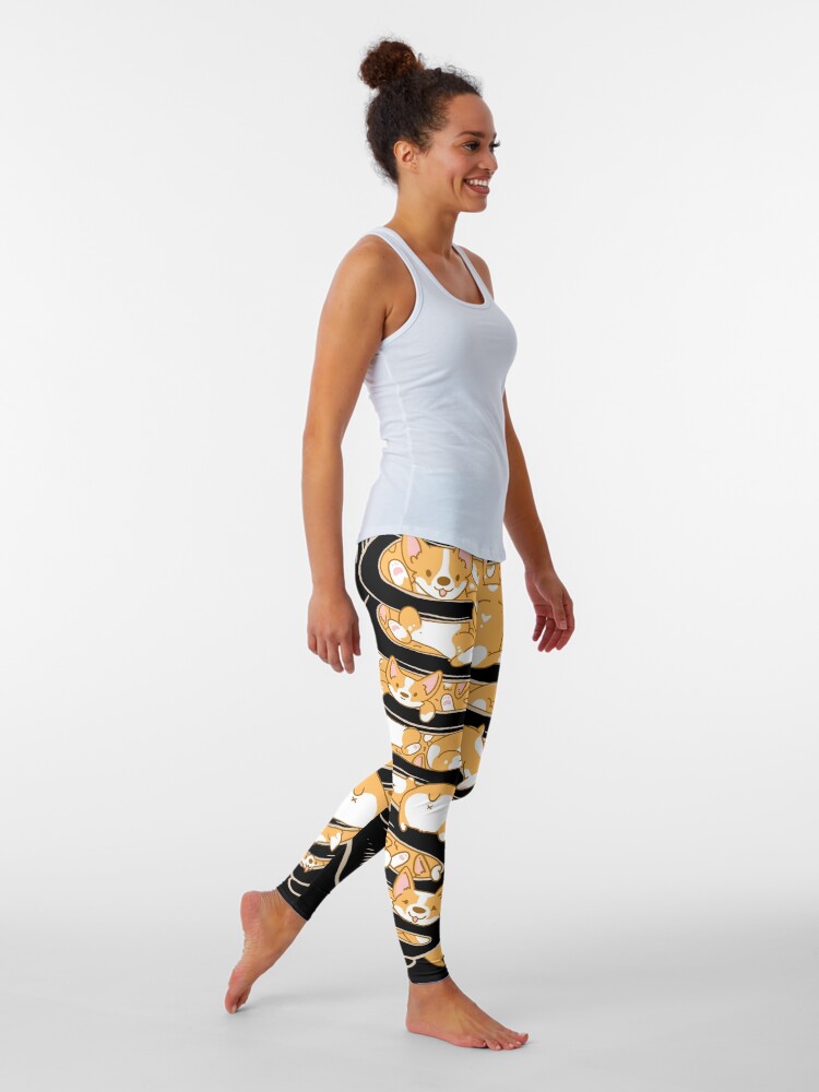 Alternate view of Ribcage of Corgis Leggings