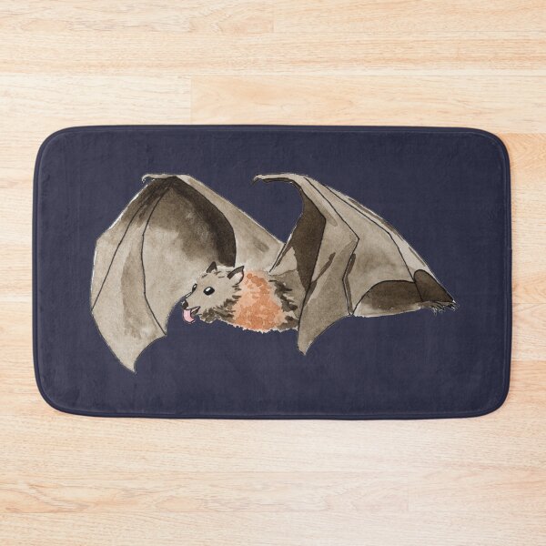 Item preview, Funny Fruit Bat Watercolour designed and sold by Nicky Rollings.