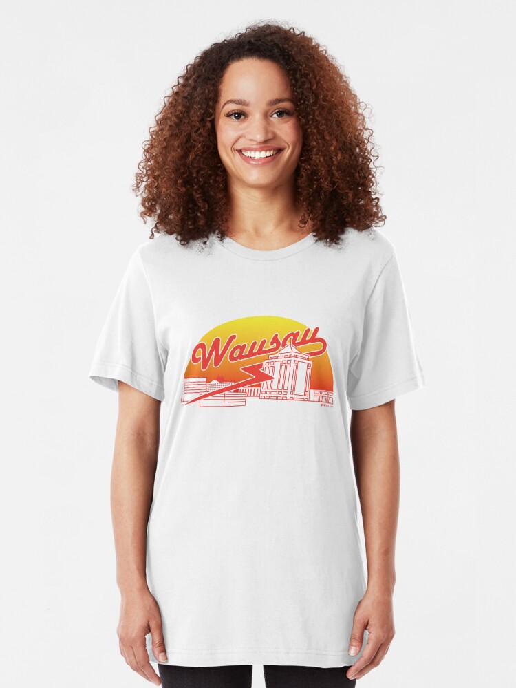 Alternate view of Wausau Skyline (Red) Slim Fit T-Shirt