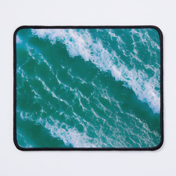 Item preview, Aqua green ocean summer beach waves  designed and sold by painter227.