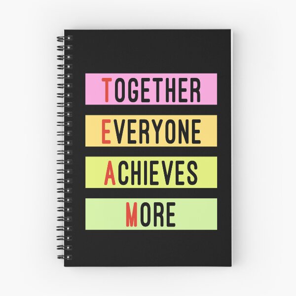 Item preview, Together Everyone Achieves More Teamwork designed and sold by Color-Sparkle.