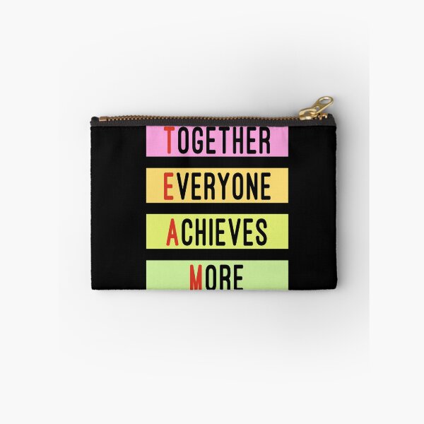 Item preview, Together Everyone Achieves More Teamwork designed and sold by Color-Sparkle.