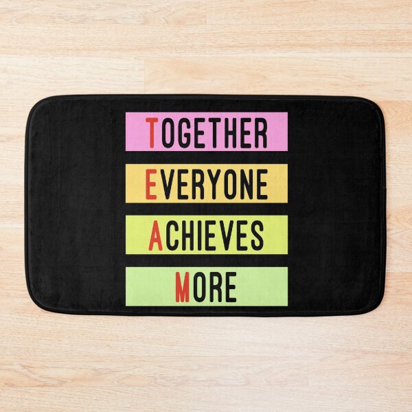 Item preview, Together Everyone Achieves More Teamwork designed and sold by Color-Sparkle.