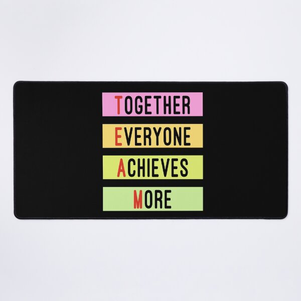 Item preview, Together Everyone Achieves More Teamwork designed and sold by Color-Sparkle.