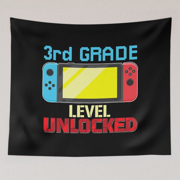 Item preview, Back to School Video Gamer 3rd Grade Level Unlocked designed and sold by Earthshaker-art.