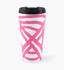 X Marks the Spot girly pink Travel Mug