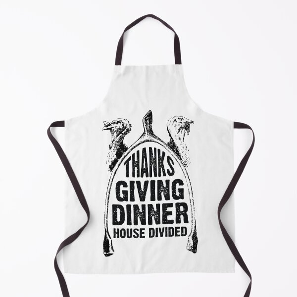 Item preview, Furcula wishbone Happy Thanksgiving dinner House Divided Black designed and sold by OptLuv.