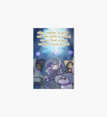 Leave No One Behind - DONATE TO CHARITY Art Board