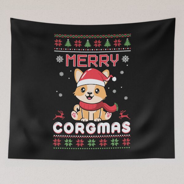 Item preview, merry corgmas designed and sold by jeananastore.