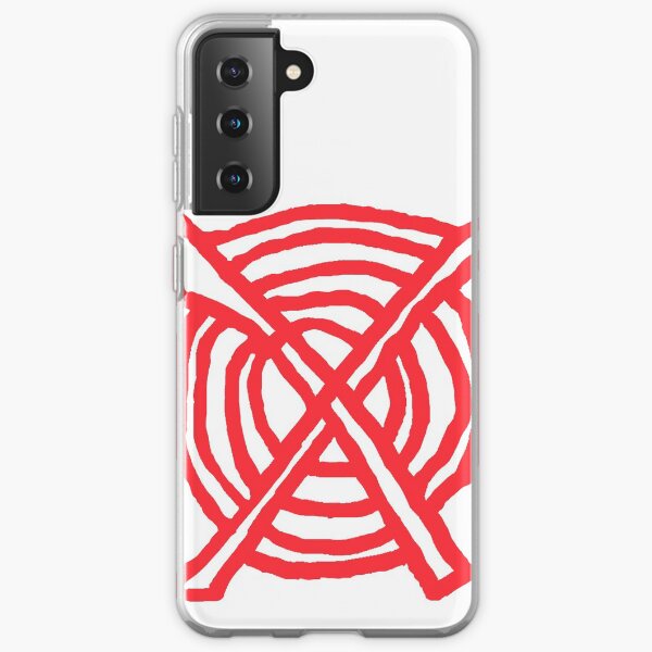 x marks the spot red Samsung Galaxy Soft Case