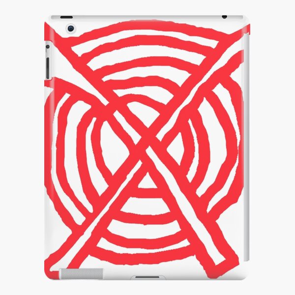 x marks the spot red iPad Snap Case