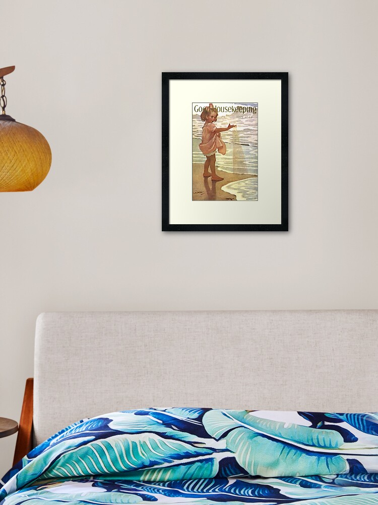 Thumbnail 2 of 7, Framed Art Print, Good Housekeeping Vintage Magazine Cover Art designed and sold by FloppyArts.