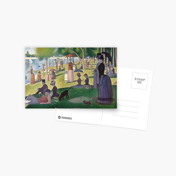 A Sunday Afternoon on the Island of La Grande Jatte by Georges Seurat Postcard