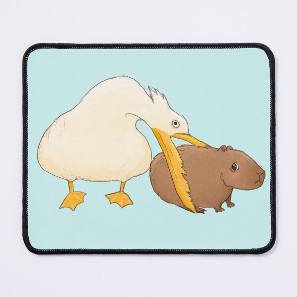 Item preview, Capybara being eaten alive by Pelican designed and sold by janikiu.