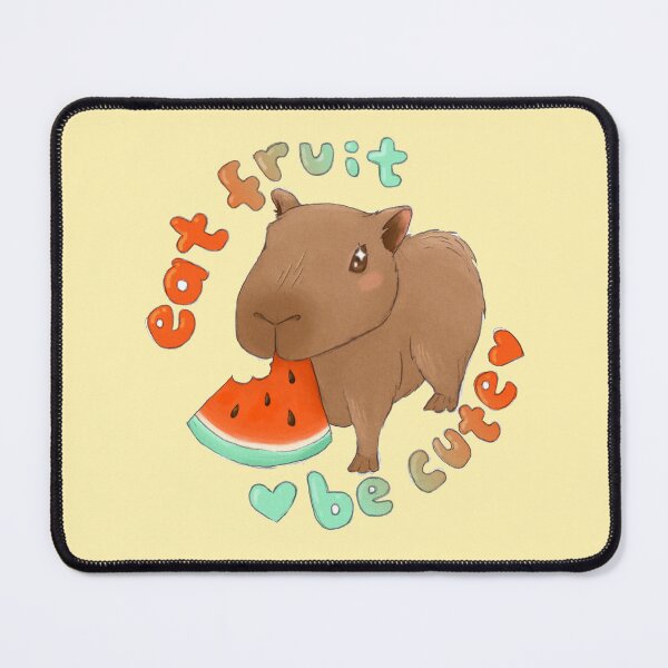 Item preview, Eat fruit be cute capybara designed and sold by janikiu.