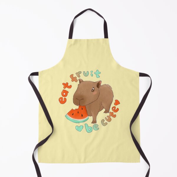 Item preview, Eat fruit be cute capybara designed and sold by janikiu.