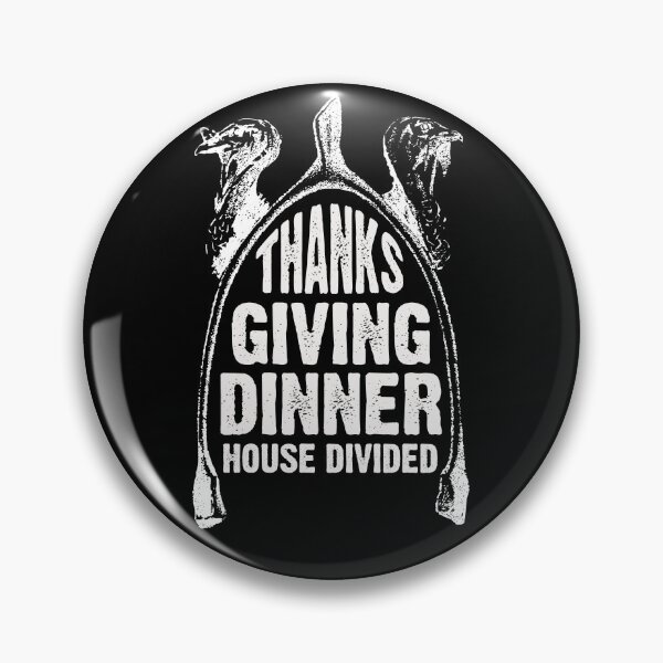 Item preview,  wish bone Furcula Happy Thanksgiving dinner House Divided white designed and sold by OptLuv.