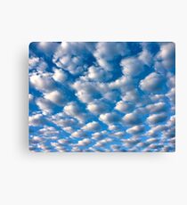 clouds perspective Canvas Print