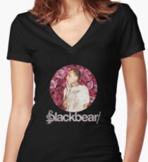 Blackbear Women's Fitted V-Neck T-Shirt