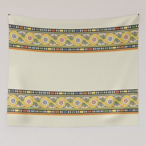 Item preview, Ancient Egyptian lotus swirl designed and sold by Aakheperure.