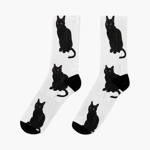 Item preview, Black Cat Stare Down - Black Cat Toothy Grin - What do you want human designed and sold by EcoElsa.